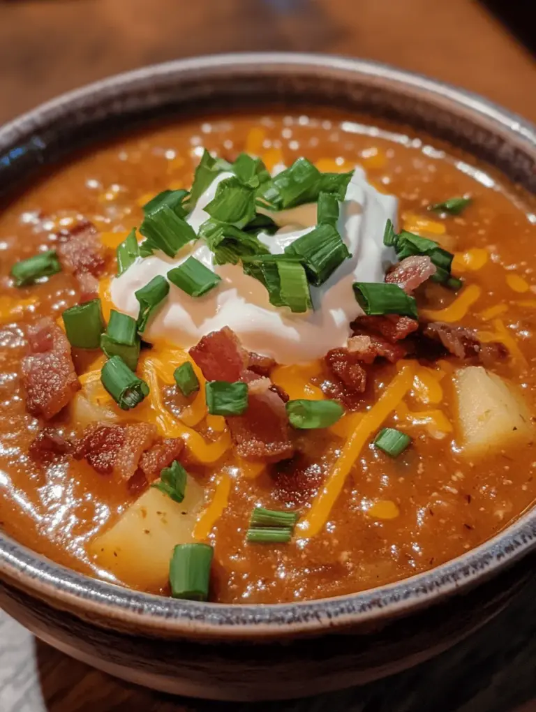 There's something undeniably comforting about a warm bowl of creamy soup, especially when the chill of winter sets in or after a long day. Creamy soups not only warm the body but also soothe the soul, making them a popular choice for families and home cooks alike. Among the myriad of options, "Creamy Loaded Baked Potato Bliss" stands out as a hearty and satisfying meal that combines the delightful flavors of baked potatoes with a creamy, rich texture.