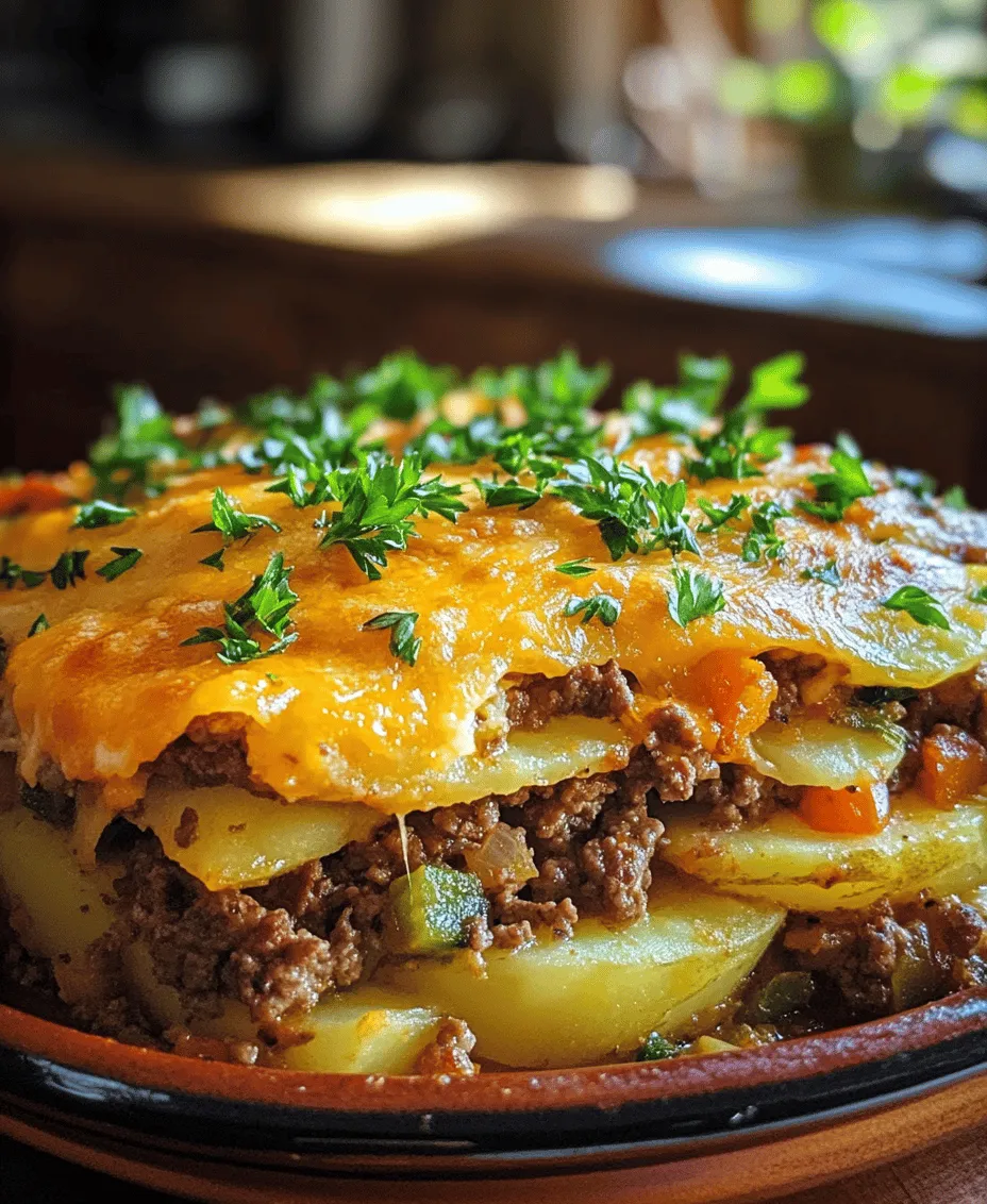 In the realm of comfort food, few dishes evoke the same warmth and nostalgia as a hearty casserole. These one-dish wonders have a special place in family gatherings and weeknight dinners, serving not just as sustenance but as a means to bring loved ones together. The Flavor-Packed Hamburger Potato Casserole is a quintessential example of this culinary tradition, combining rich flavors and easy preparation into a satisfying meal that pleases both the palate and the spirit.