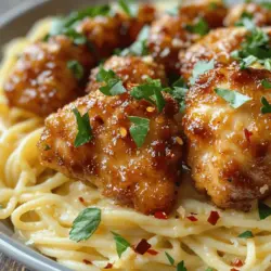 Garlic Butter Chicken Bites with Creamy Parmesan Pasta is a dish that tantalizes the taste buds with its rich flavors and comforting textures. This delightful combination of tender chicken bites bathed in a luscious garlic butter sauce served alongside creamy, cheesy pasta is sure to become a favorite in your household. As a versatile recipe, it can effortlessly transition from a casual weeknight dinner to a lavish weekend gathering, impressing family and friends alike.