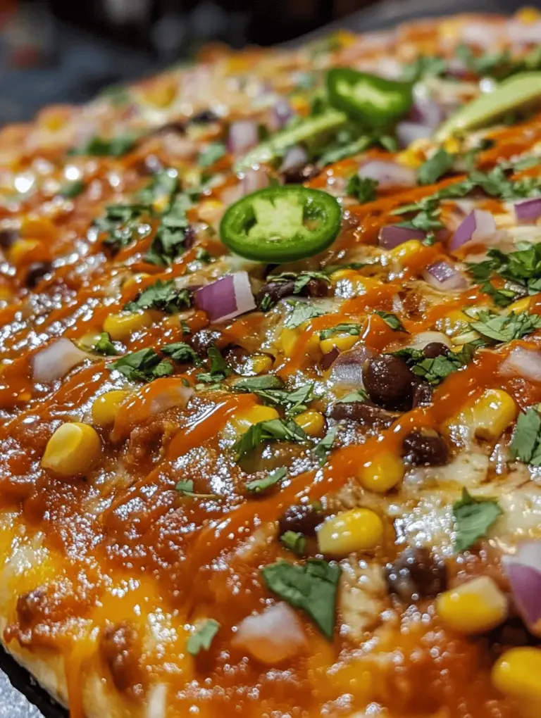 In recent years, fusion foods have surged in popularity, captivating palates across the globe. The delightful marriage of different culinary traditions creates exciting new flavors and experiences, and one such innovative dish is the Mexican Fiesta Pizza. This recipe takes the beloved Italian classic and infuses it with vibrant Mexican flavors, resulting in a dish that is both familiar and refreshingly unique.