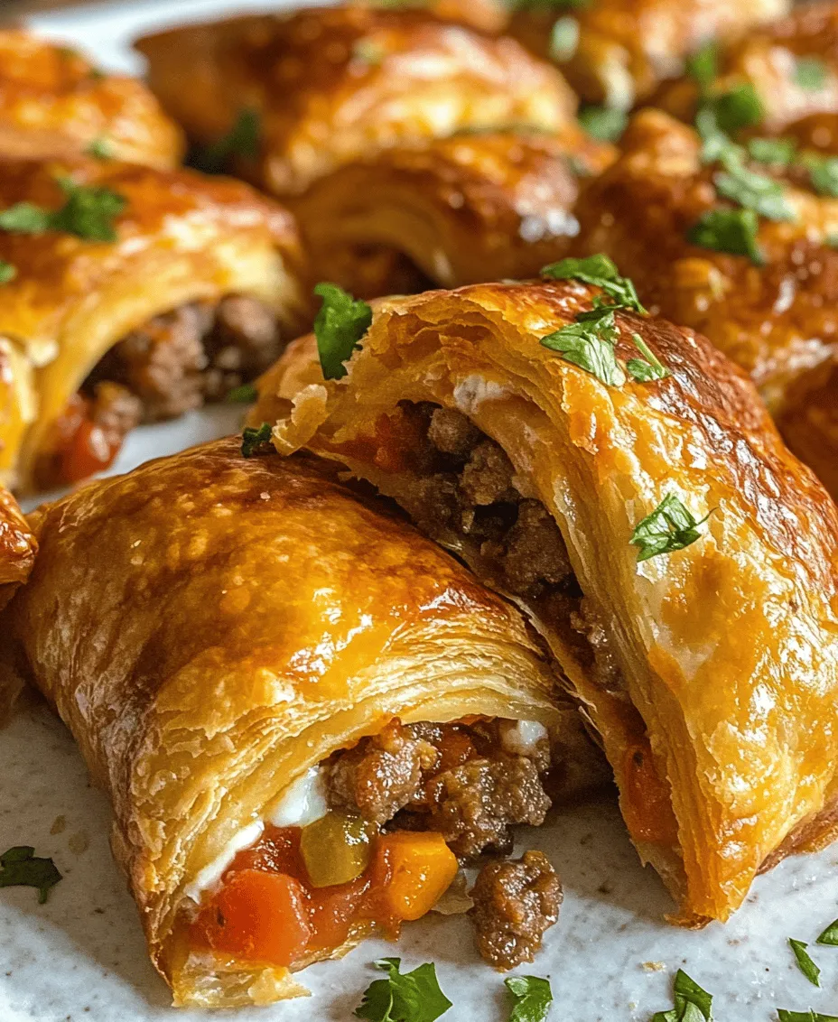 Are you looking for a quick and delicious appetizer that will impress your guests and satisfy your cravings? Look no further than Savory Rotel Sausage and Cream Cheese Crescents. This delightful dish combines the rich, savory flavors of Italian sausage with the creamy texture of cream cheese, all enveloped in flaky crescent roll dough. Each bite delivers a perfect balance of spice and creaminess, making it an irresistible snack or party food.