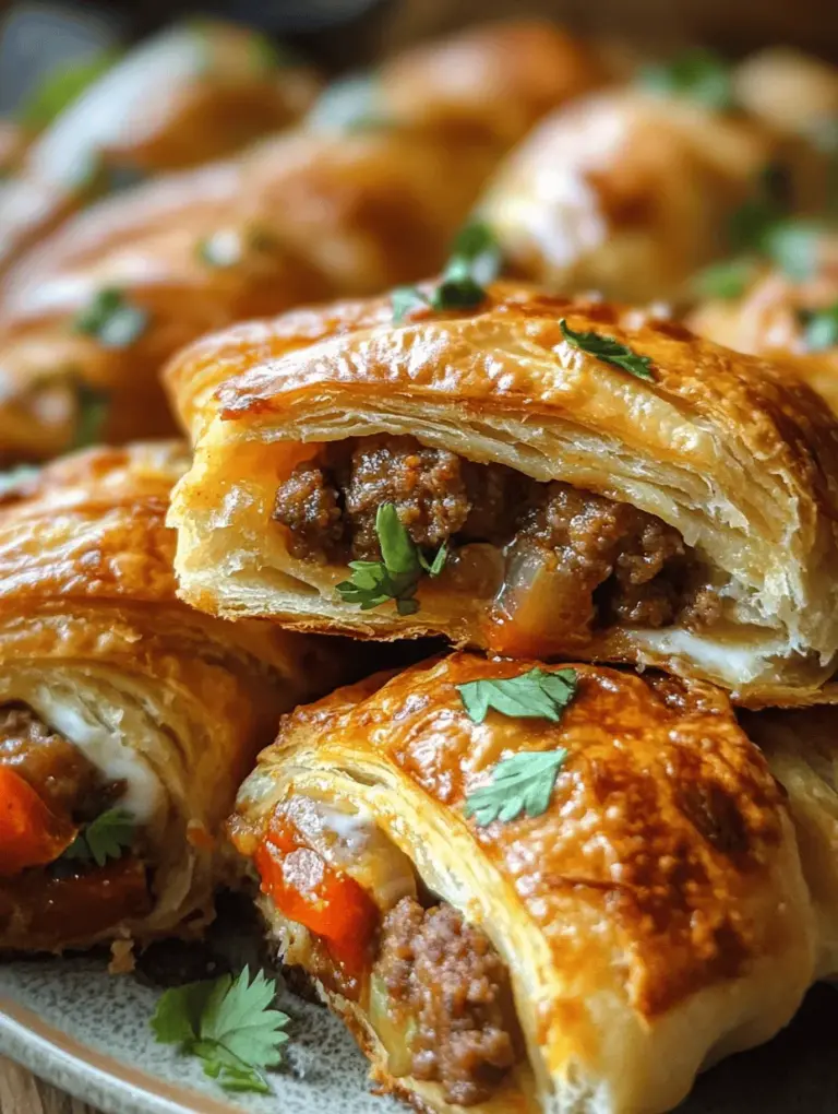 Are you looking for a quick and delicious appetizer that will impress your guests and satisfy your cravings? Look no further than Savory Rotel Sausage and Cream Cheese Crescents. This delightful dish combines the rich, savory flavors of Italian sausage with the creamy texture of cream cheese, all enveloped in flaky crescent roll dough. Each bite delivers a perfect balance of spice and creaminess, making it an irresistible snack or party food.