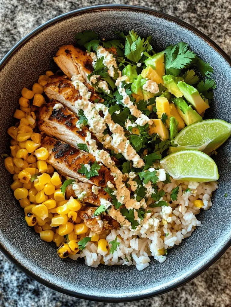 Discover the vibrant flavors and textures of the Street Corn Chicken Rice Bowl, a delightful fusion dish that brings the essence of street food to your kitchen. This savory recipe combines tender chicken thighs, sweet corn, creamy avocado, and zesty lime, all resting on a bed of fluffy rice. Perfect for a weeknight dinner or a weekend gathering, this bowl is not only delicious but also visually appealing, making it a feast for the senses. In this article, we will explore the origins of street corn, the health benefits of the ingredients, and provide a step-by-step guide to creating this satisfying meal.