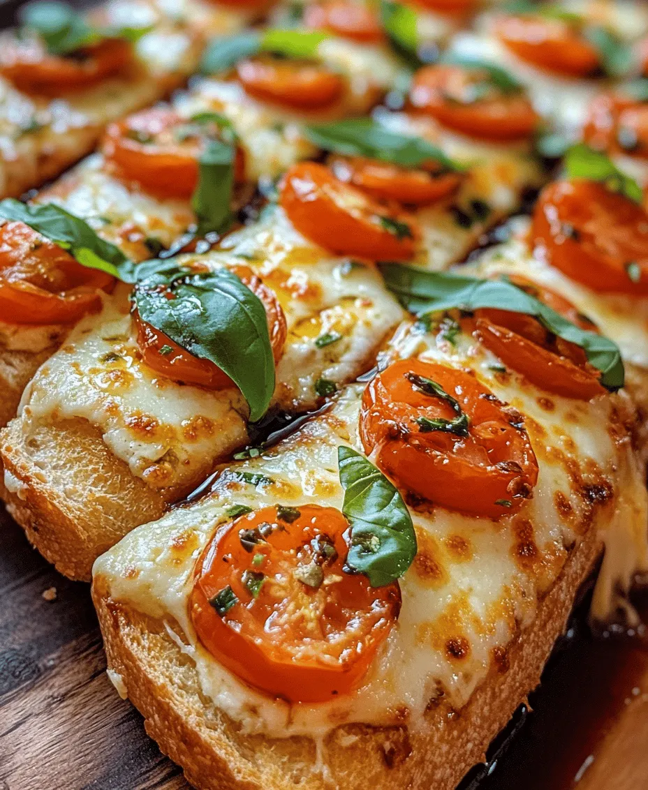 To achieve the perfect Cheesy Garlic Caprese Bread, it's essential to understand the key ingredients that contribute to its deliciousness. Let's take a closer look at each component and how they play a role in creating this mouthwatering dish.