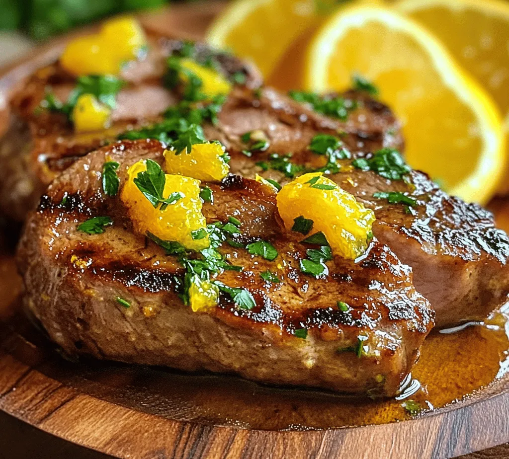 If you're looking for a dish that brings vibrant flavors and mouthwatering aromas to the dinner table, look no further than Sizzling Citrus Pork Steaks. This delightful recipe marries the rich, savory notes of pork with the bright, refreshing essence of citrus fruits, resulting in a dish that's not only delicious but also visually appealing. The balance of sweet, tangy, and savory makes this dish a standout option for both casual weeknight dinners and more elaborate gatherings.