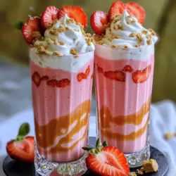 If you’re looking for a delightful way to indulge in the summer months, the Strawberry Cheesecake Milkshake is a perfect choice. This luscious treat brings together the creamy, rich flavors of traditional cheesecake with the vibrant, fresh taste of ripe strawberries, creating a beverage that is both refreshing and satisfying. The growing popularity of milkshakes as a fun dessert option has taken the culinary world by storm, especially during warmer weather when a cool, sweet treat is just what you need.