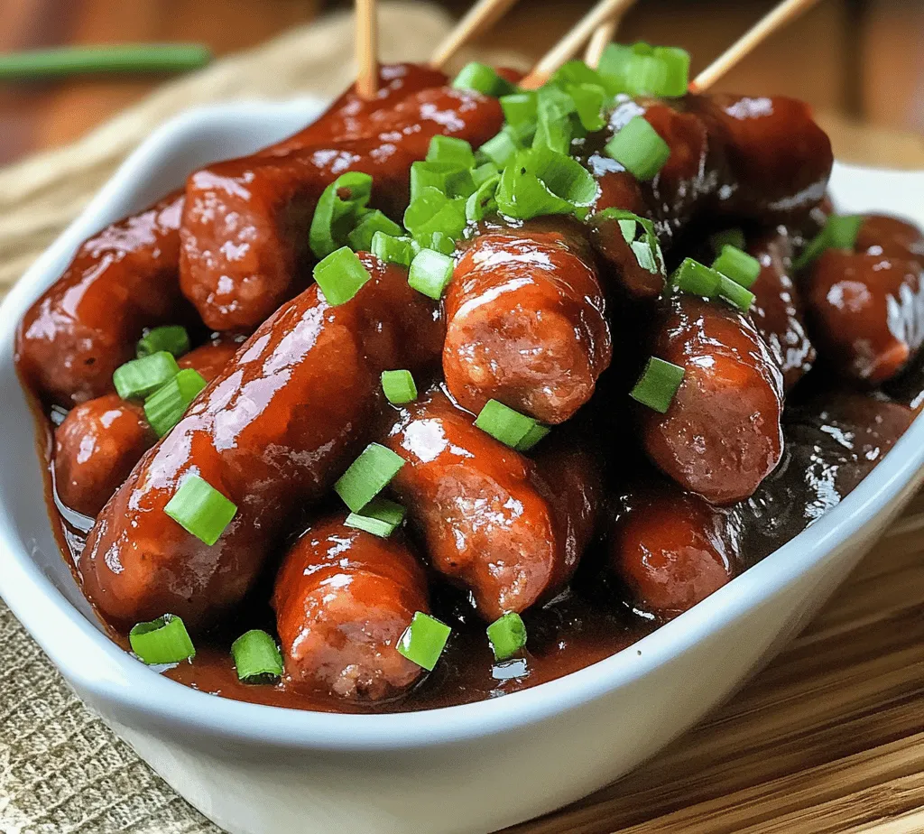 When it comes to party appetizers, few dishes can match the charm and appeal of Sweet & Spicy Crockpot Cocktail Links. This delightful recipe is not just a tasty indulgence; it’s a guaranteed crowd-pleaser that brings people together. The combination of juicy cocktail sausages simmered in a thick, sweet, and spicy sauce creates an irresistible flavor profile that keeps guests coming back for more. Whether you're hosting a game day gathering, a holiday celebration, or simply a family dinner, this dish shines as a versatile option that suits any occasion.