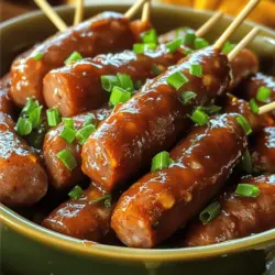 When it comes to party appetizers, few dishes can match the charm and appeal of Sweet & Spicy Crockpot Cocktail Links. This delightful recipe is not just a tasty indulgence; it’s a guaranteed crowd-pleaser that brings people together. The combination of juicy cocktail sausages simmered in a thick, sweet, and spicy sauce creates an irresistible flavor profile that keeps guests coming back for more. Whether you're hosting a game day gathering, a holiday celebration, or simply a family dinner, this dish shines as a versatile option that suits any occasion.