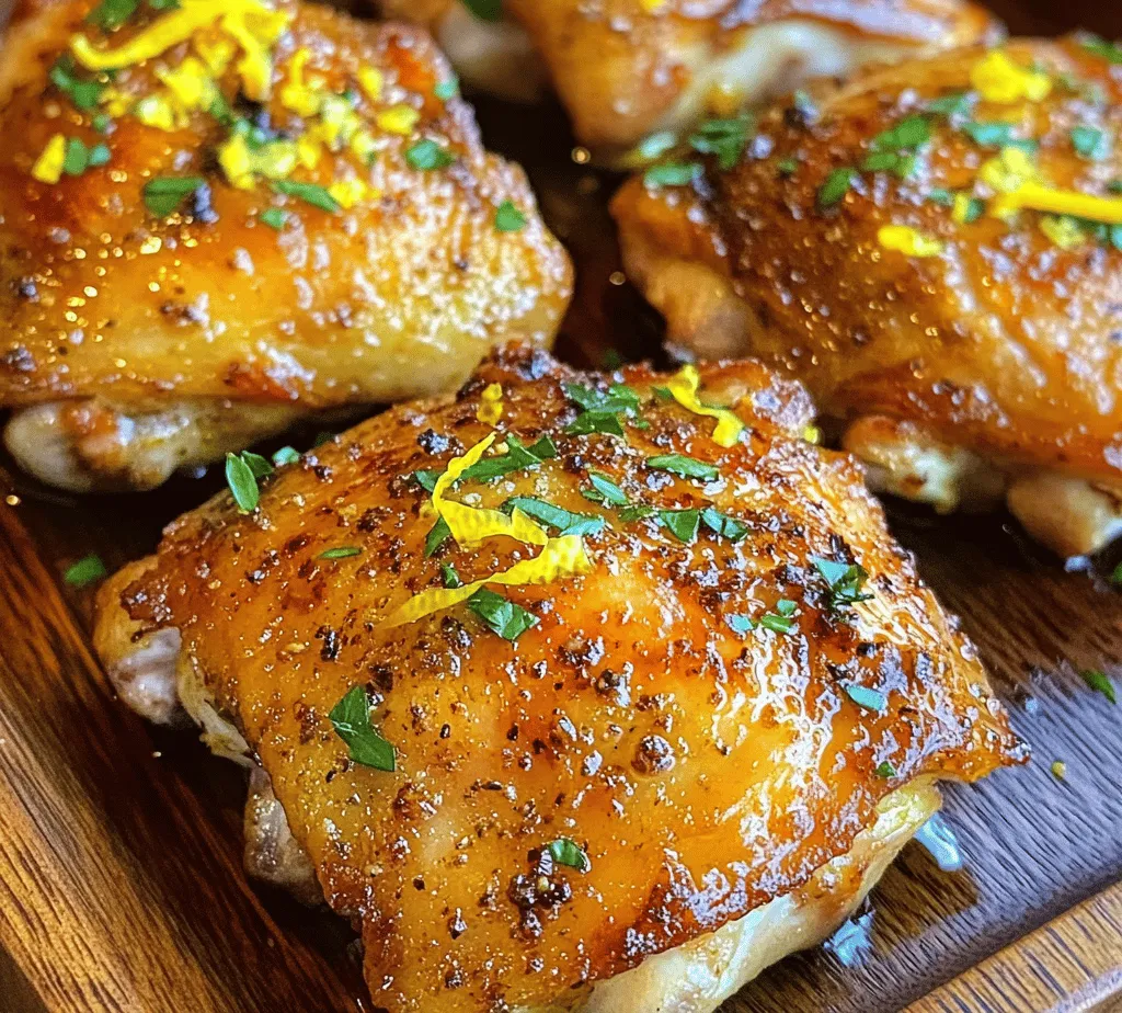 If you’re on the lookout for a quick and flavorful meal that will impress your family and friends, look no further than Zesty Lemon Garlic Air Fryer Chicken Thighs. This dish is perfect for busy home cooks who want to whip up something delicious without spending hours in the kitchen. The combination of vibrant lemon and aromatic garlic creates a mouthwatering flavor profile that elevates the humble chicken thigh to something truly special.