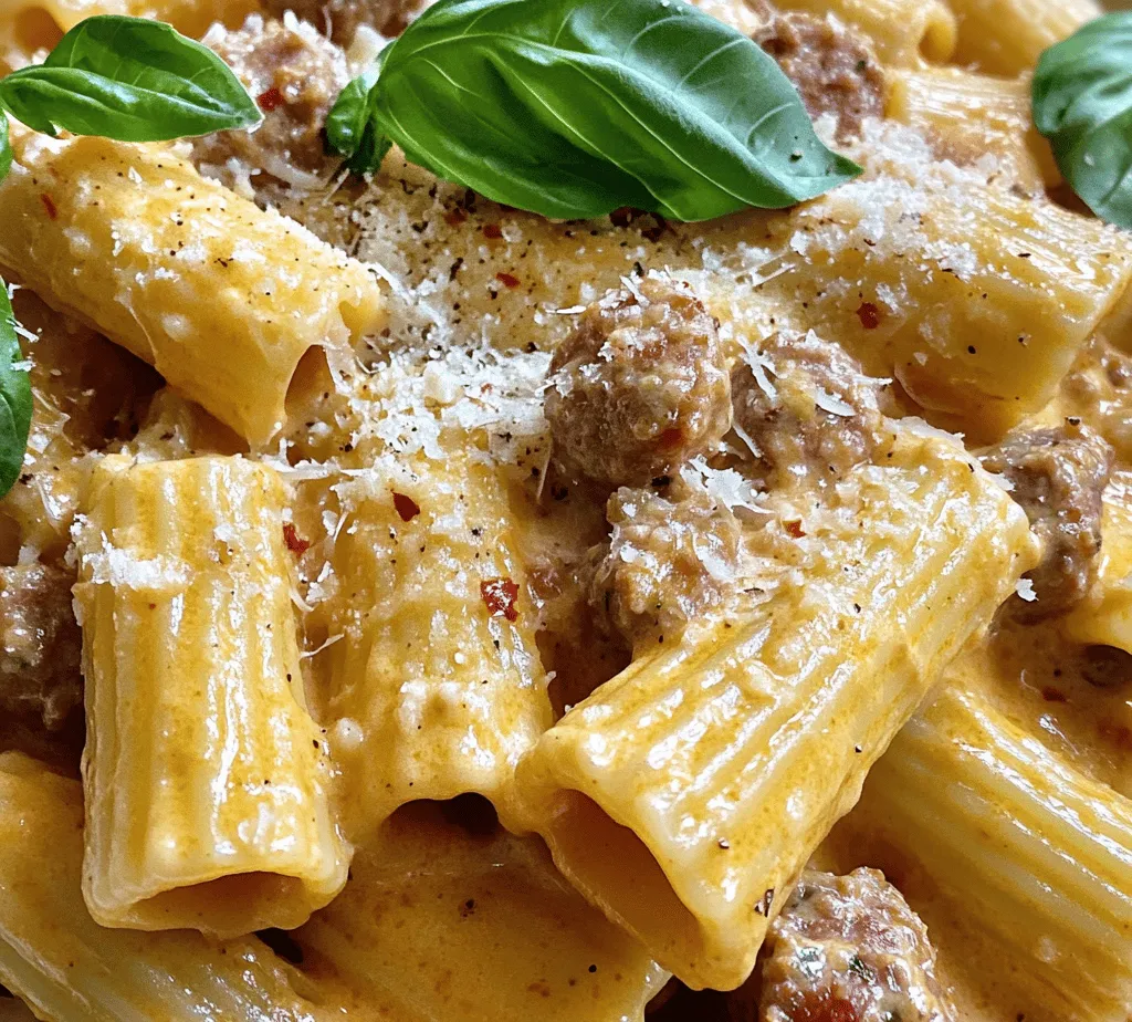 To create the perfect Creamy Sausage Rigatoni, understanding each ingredient's role is essential. Each component contributes to the dish's overall flavor and texture, ensuring a harmonious balance that delights the palate. Here’s a closer look at what makes this dish so special: