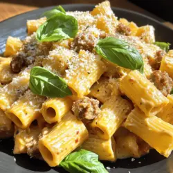 To create the perfect Creamy Sausage Rigatoni, understanding each ingredient's role is essential. Each component contributes to the dish's overall flavor and texture, ensuring a harmonious balance that delights the palate. Here’s a closer look at what makes this dish so special: