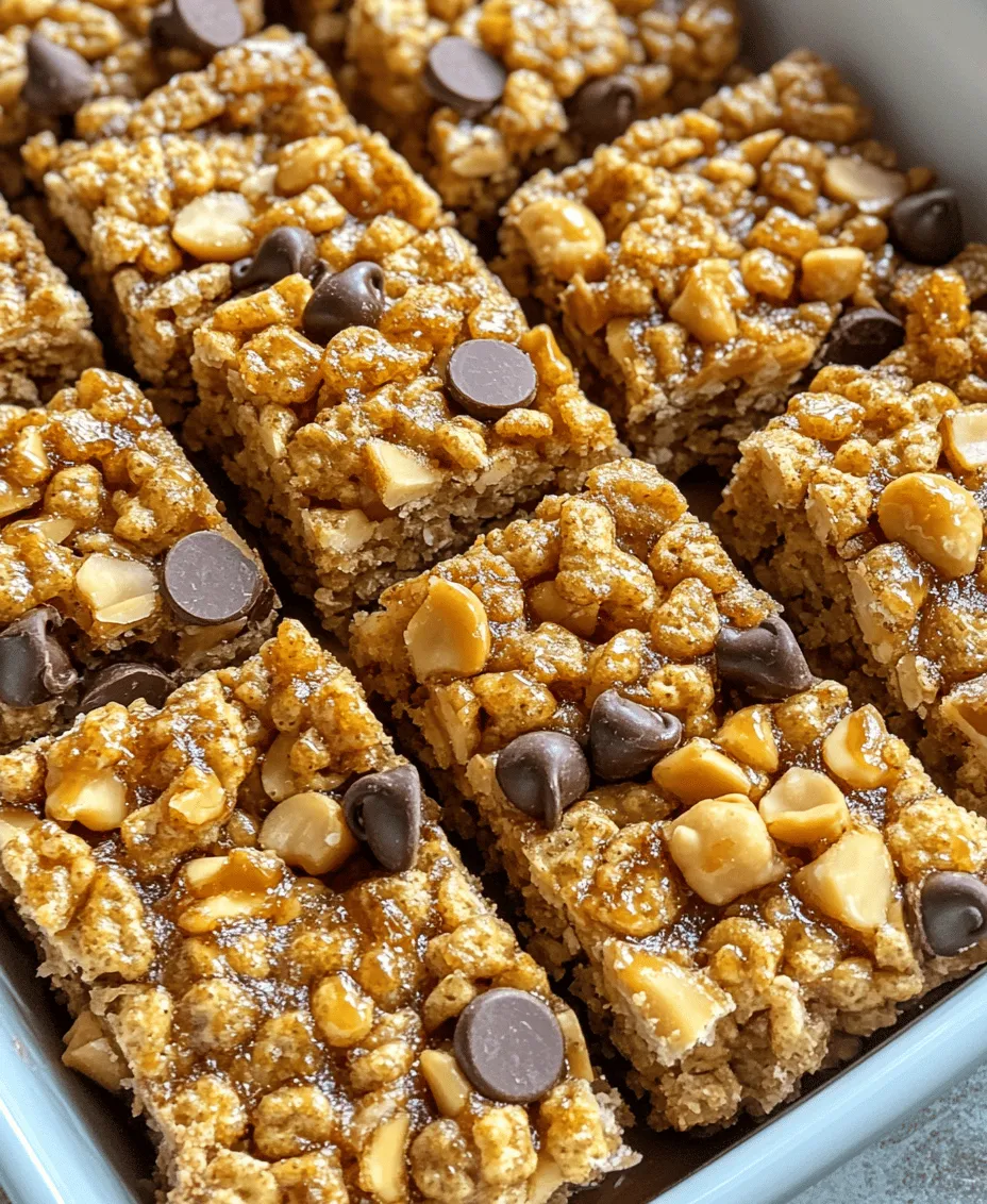 To truly appreciate these Crunchy Peanut Butter Cereal Bar Treats, let’s take a closer look at the key components that make this recipe both delicious and nutritious.