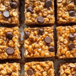 To truly appreciate these Crunchy Peanut Butter Cereal Bar Treats, let’s take a closer look at the key components that make this recipe both delicious and nutritious.