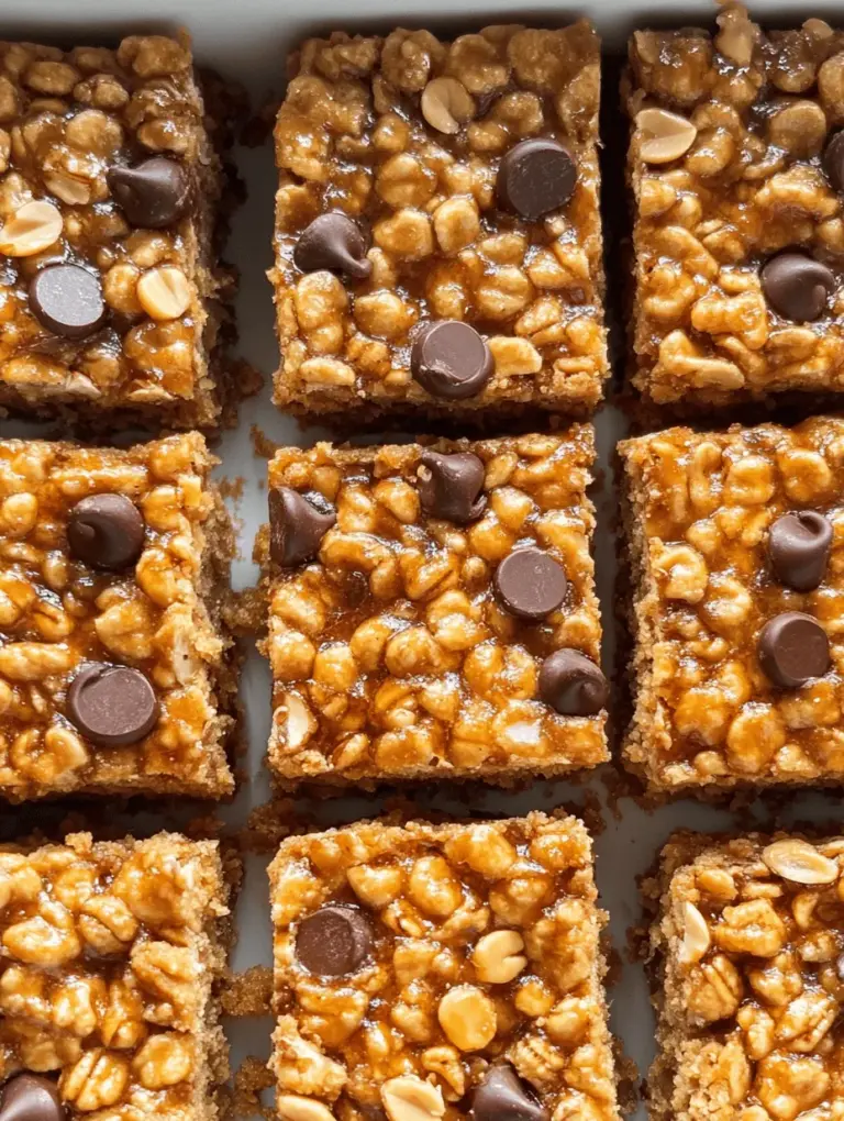 To truly appreciate these Crunchy Peanut Butter Cereal Bar Treats, let’s take a closer look at the key components that make this recipe both delicious and nutritious.