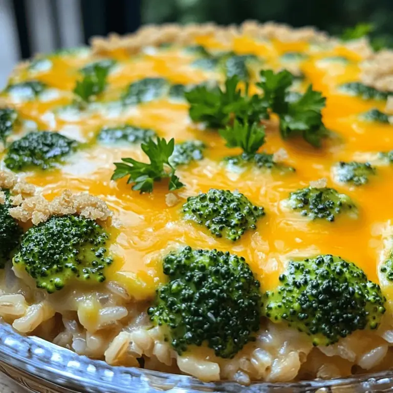 To create a truly memorable Cheesy Broccoli Casserole, it’s essential to start with quality ingredients. Each component plays a pivotal role, enhancing the dish's nutritional profile and flavor complexity. Let’s take a closer look at the key ingredients that combine to make this casserole a standout: