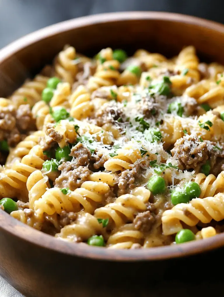 To create the perfect Stovetop Creamy Ground Beef Pasta, it's crucial to understand the key ingredients that contribute to its deliciousness. Each component plays an essential role in developing flavor and texture, making this dish a standout choice for any home cook.