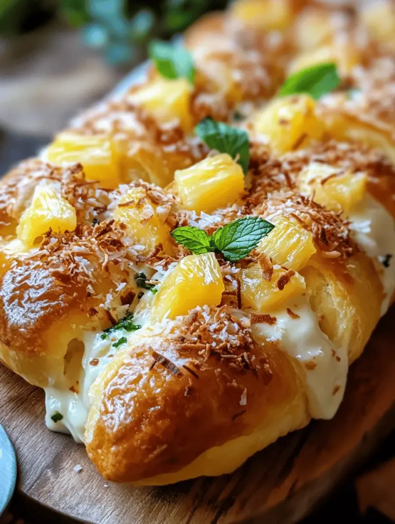 If you're looking for a delightful and tropical twist on traditional pastries, the King’s Hawaiian Cheesecake Danish is a must-try! This unique recipe combines the fluffy sweetness of King’s Hawaiian rolls with a creamy cheesecake filling, tropical pineapple, and a touch of coconut to create an indulgent treat that’s perfect for breakfast, brunch, or dessert. Not only is it a feast for the eyes, but it also tantalizes the taste buds with its blend of flavors and textures.