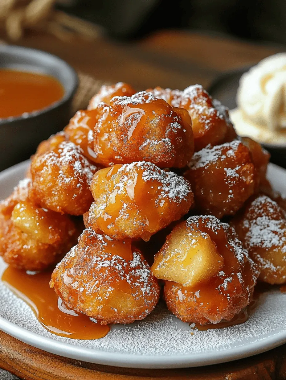 Apple fritters have long held a special place in the hearts of dessert lovers and comfort food enthusiasts alike. Their soft, doughy texture combined with sweet, cinnamon-spiced apples creates a delightful experience that often evokes fond memories of home and family gatherings. Traditionally, apple fritters are deep-fried dough filled with chunks of apple, resulting in a sweet treat that is both crispy on the outside and tender on the inside. However, there’s a modern twist on this classic recipe that takes the beloved apple fritter to new heights: Apple Fritter Bites.