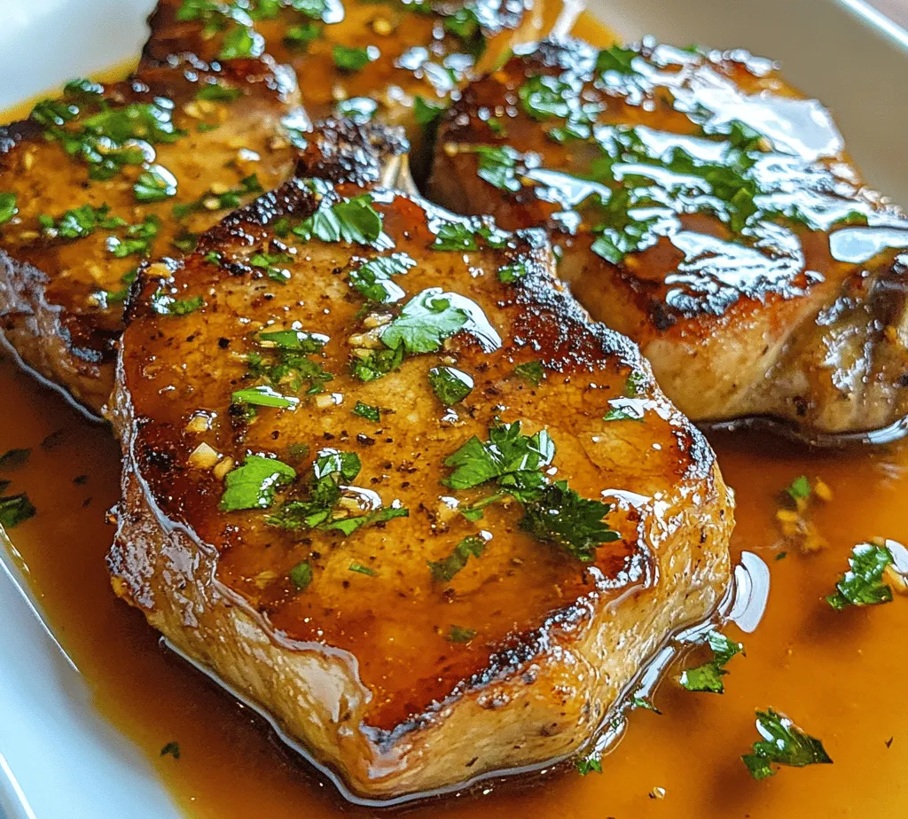 If you’re on the lookout for a delightful dinner option that effortlessly balances flavor and simplicity, look no further than Sweet Honey Garlic Pork Chops. This recipe has gained popularity for its mouthwatering combination of sweet, savory, and aromatic elements, making it a favorite among families and food enthusiasts alike. The standout ingredients—honey, soy sauce, and garlic—work harmoniously to create a glaze that caramelizes beautifully during cooking, resulting in tender, juicy pork chops that are bursting with flavor.