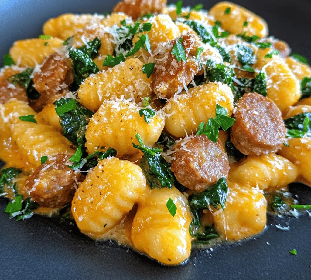 At the heart of this recipe is the gnocchi, which serves as the perfect canvas for the bold flavors of the chorizo and the cream sauce. These soft, pillowy dumplings are traditionally made from potatoes, flour, and eggs, although there are various recipes that incorporate ricotta or even sweet potatoes for a different twist. The beauty of gnocchi lies in its adaptability; it can absorb flavors beautifully, making it an ideal partner for creamy sauces and hearty toppings. When cooked correctly, gnocchi should have a tender yet slightly chewy texture, providing a satisfying bite in every mouthful.