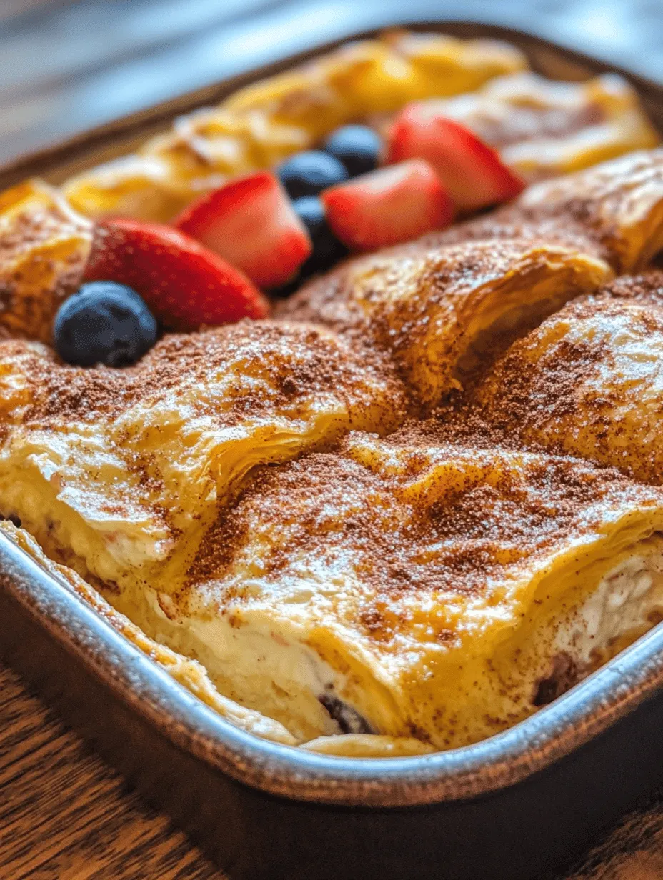 If you're searching for a dessert that beautifully marries the creaminess of cheesecake with the flaky goodness of crescent rolls, look no further than the Cheesecake Crescent Rolls Casserole. This delightful dish offers a unique twist on traditional cheesecake, transforming it into a warm, comforting casserole that is as easy to prepare as it is delicious. Whether you're hosting a gathering or looking for a sweet treat to enjoy with your family, this casserole has you covered.