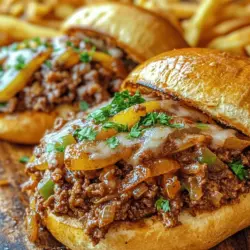 To appreciate the Philly Cheesesteak Sloppy Joe fully, it's essential to understand the origins of its components. The Philly cheesesteak is a culinary icon that originated in Philadelphia in the early 20th century. This iconic sandwich was born from the creativity of Pat and Harry Olivieri, who first served thinly sliced ribeye steak with sautéed onions on a hoagie roll. Over the years, the cheesesteak evolved, incorporating different toppings such as cheese—typically Cheez Whiz, provolone, or American—and peppers, eventually becoming a staple of Philadelphia's culinary scene.