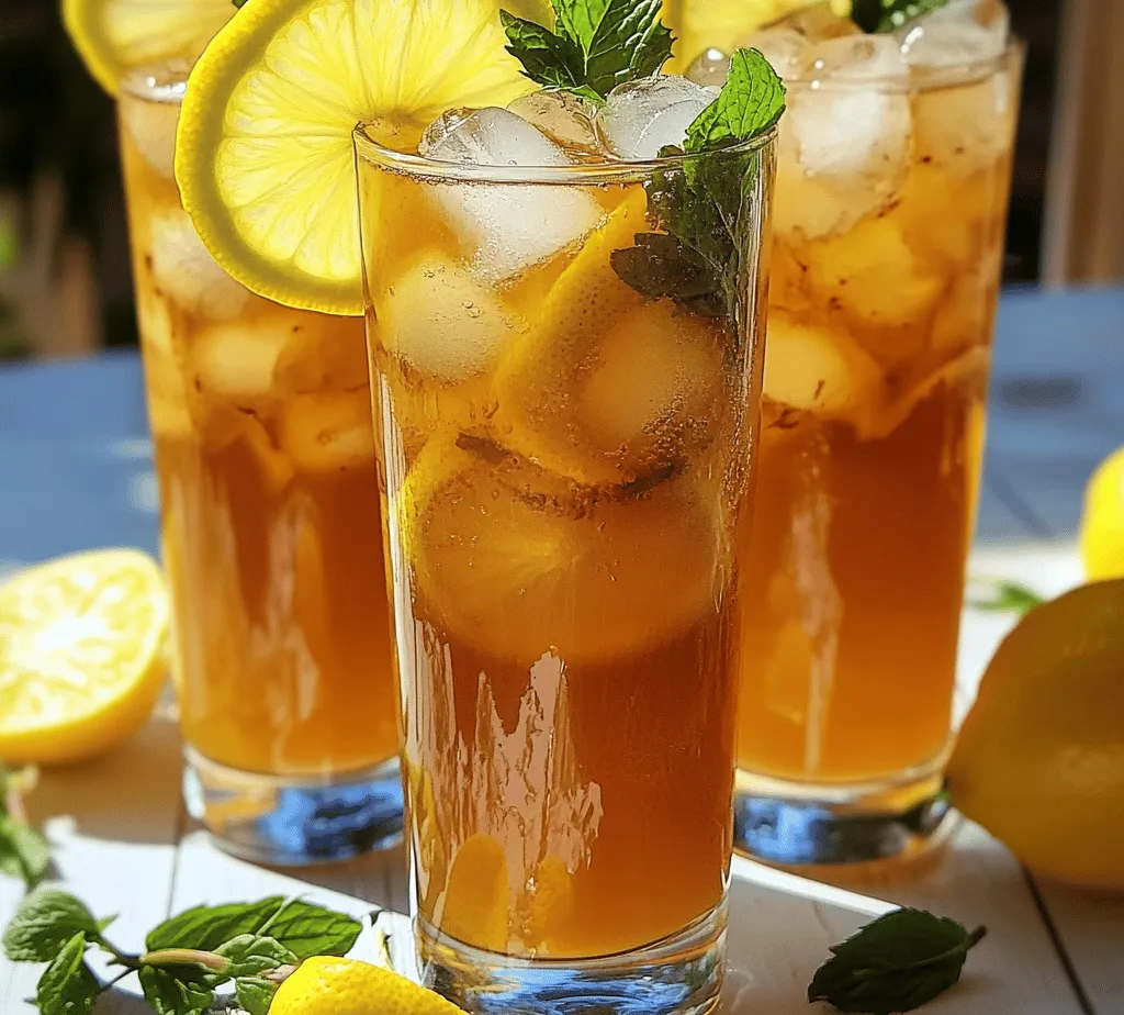 As the sun shines brighter and temperatures rise, nothing quenches thirst quite like a glass of homemade iced tea. One particular blend that stands out is Lemon Vanilla Iced Tea—a delightful concoction that marries the tangy zest of fresh lemons with the smooth sweetness of vanilla. This refreshing beverage not only offers a cooling respite from the summer heat but also brings an enticing flavor profile that is sure to please your palate.