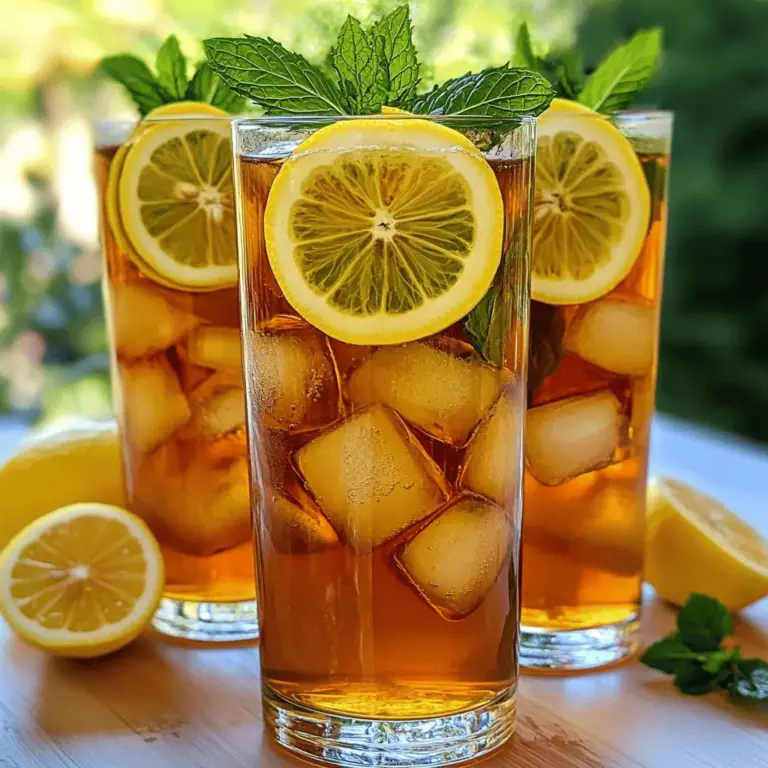 As the sun shines brighter and temperatures rise, nothing quenches thirst quite like a glass of homemade iced tea. One particular blend that stands out is Lemon Vanilla Iced Tea—a delightful concoction that marries the tangy zest of fresh lemons with the smooth sweetness of vanilla. This refreshing beverage not only offers a cooling respite from the summer heat but also brings an enticing flavor profile that is sure to please your palate.