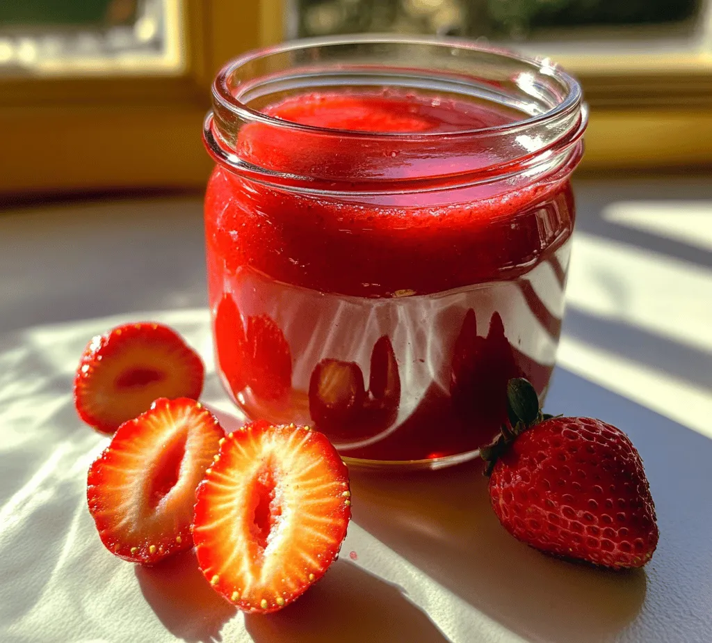 Step into the world of vibrant flavors and refreshing concoctions with our Sweet Strawberry Elixir. This delightful syrup captures the essence of strawberries, offering a burst of sweetness that can elevate a variety of dishes and beverages. Whether you’re drizzling it over pancakes, mixing it into cocktails, or simply adding it to sparkling water for a refreshing drink, this elixir is a versatile addition to any kitchen. With the rise of homemade recipes and a focus on fresh, quality ingredients, this strawberry syrup stands out as a perfect example of how natural flavors can transform everyday culinary experiences.