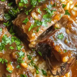 There's something undeniably comforting about a plate of tender, juicy short ribs paired with a creamy, luscious risotto. The combination of succulent slow-cooked beef and rich, cheesy rice creates a symphony of flavors and textures that can elevate any dining experience. In this recipe for Succulent Short Ribs Slow-Cooked in Cola with Creamy Parmesan Risotto, we explore a unique twist on traditional short rib preparation—using cola as a key ingredient. This innovative approach not only enhances the richness of the dish but also brings a delightful sweetness that perfectly balances the savory notes of the meat.