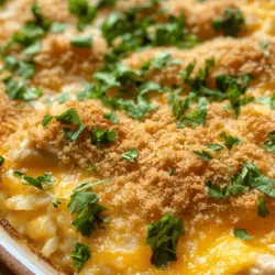 When it comes to family meals that satisfy everyone at the table, few dishes can rival the Cheesy Chicken & Rice Bake Delight. This comforting casserole combines tender chicken, fluffy rice, and a creamy sauce, all topped with gooey cheese, creating a dish that is not only delicious but also incredibly filling. Perfect for busy weeknights or cozy family dinners, this one-dish meal is a go-to for those who crave something hearty without the fuss of multiple pots and pans.