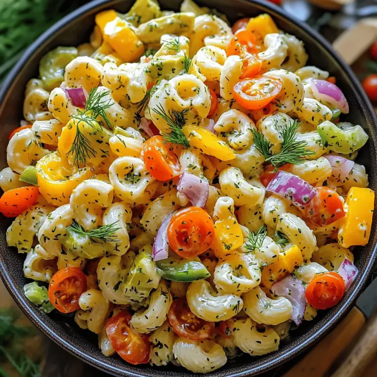 Pasta salads have long been a cherished staple in the world of culinary delights, known for their versatility and ease of preparation. Perfect for gatherings, potlucks, and sun-soaked barbecues, these dishes offer a satisfying blend of flavors and textures that appeal to a wide audience. Among the myriad of pasta salad variations, Dill Pickle Pasta Salad stands out as a unique and flavorful option, bringing a delightful crunch and a tangy twist that enlivens the palate.