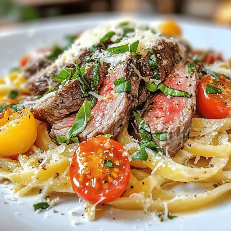 To craft a perfect Steak Pasta Delight, understanding the key ingredients is essential. Let’s break down each component that contributes to the overall flavor and texture of this dish.