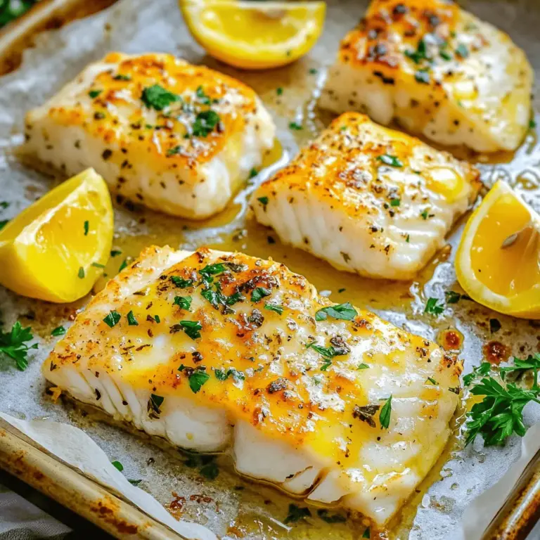 If you're in search of a simple yet delectable dish that combines the richness of butter with the bold flavors of garlic, look no further than Garlic Butter Cod Delight. This recipe is a culinary gem that not only pleases the palate but also nourishes the body. Cod, a mild-flavored and flaky white fish, takes center stage in this dish, making it an ideal choice for those looking to incorporate healthy proteins into their diets.