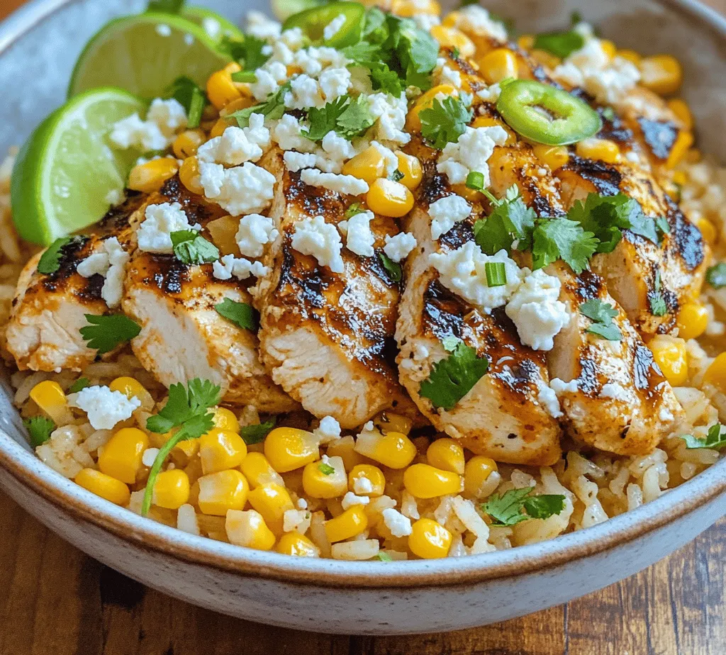 In the world of culinary delights, few dishes embody the perfect fusion of flavors quite like the Street Corn Chicken Rice Bowl. This vibrant meal brings together the comforting essence of jasmine rice, succulent chicken, and the sweet crunch of corn, all harmonized with zesty lime and savory feta cheese. Originating from the popular street food known as 