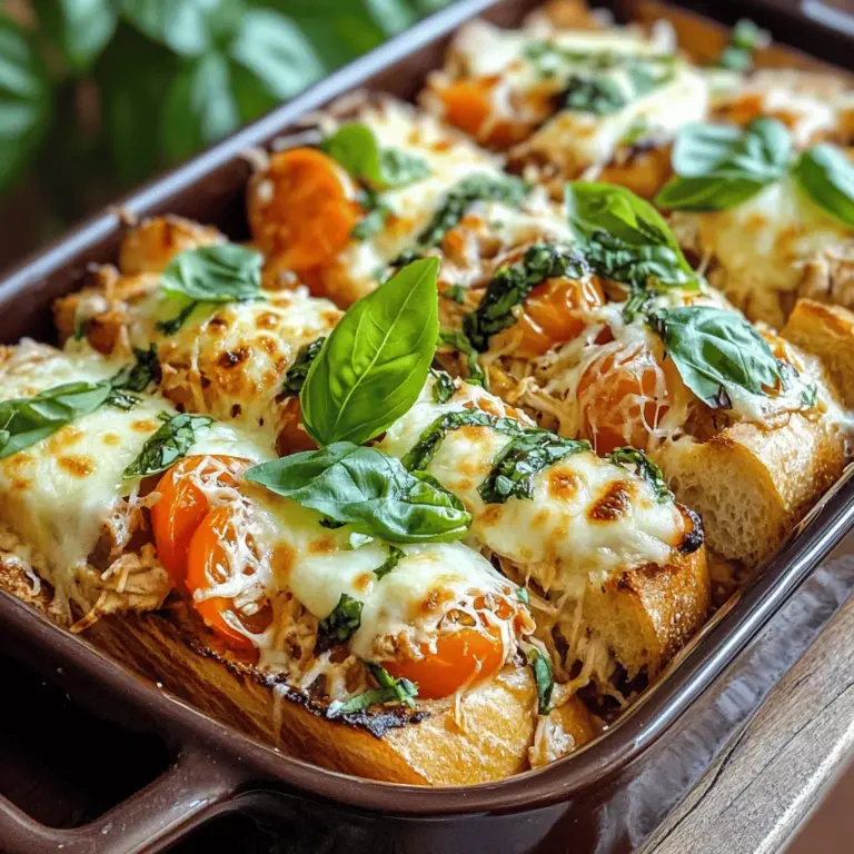 A successful Chicken Bruschetta Casserole is built on a foundation of carefully selected ingredients, each contributing its unique flavor and texture. Here’s a closer look at the key components that make this dish irresistible.