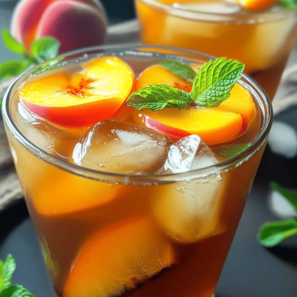 As the sweltering sun casts its warm glow and outdoor gatherings beckon, few beverages can compete with a tall glass of Southern Peach Tea. This delightful drink embodies the spirit of summer in the South, offering a perfect balance of sweetness and refreshing flavor that revitalizes the soul. Southern Peach Tea is more than just a drink; it is a cherished tradition deeply rooted in Southern culture, reflecting the region’s rich agricultural heritage and hospitality.