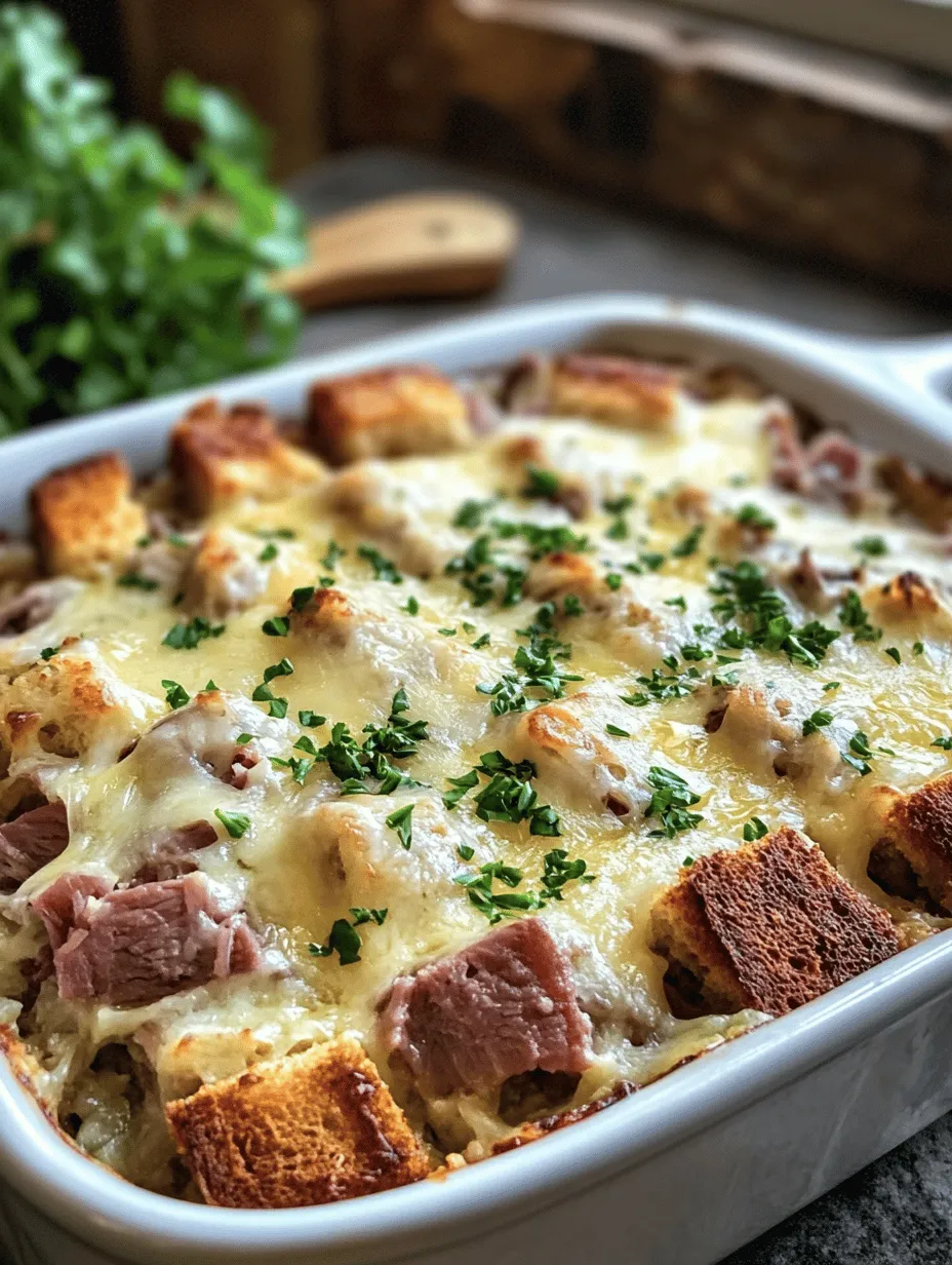 To create a delicious Reuben Casserole Bake, it's essential to understand the key ingredients and their roles in the dish. Each component contributes to the overall flavor, texture, and satisfaction of this comforting meal.