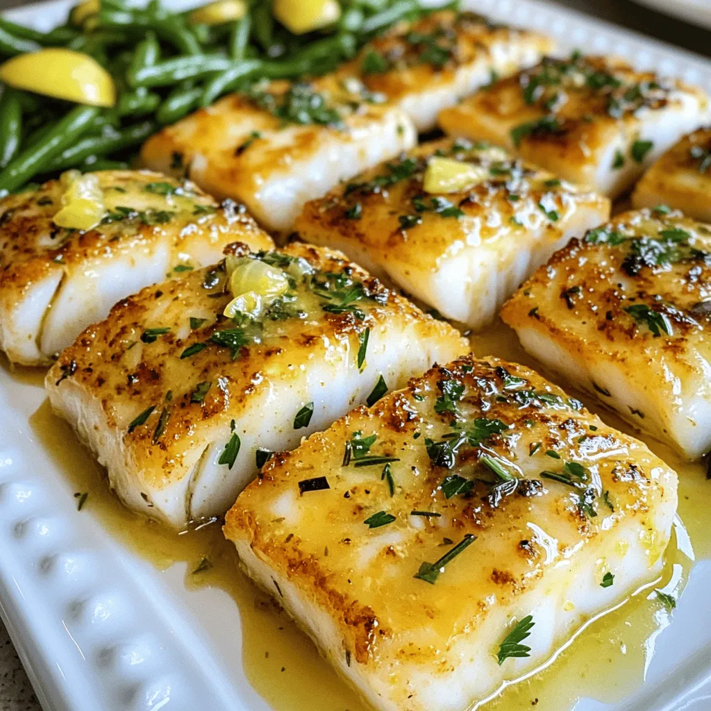 When it comes to quick and satisfying weeknight dinners, few dishes can rival the simplicity and freshness of Lemon Butter Sautéed Cod. This delightful recipe combines the delicate, flaky texture of cod with the zesty brightness of lemon and the rich, savory flavor of butter, making it an irresistible choice for seafood lovers and healthy eaters alike. The appeal of this dish lies not only in its mouthwatering flavors but also in its ability to come together in under 30 minutes, perfect for those busy evenings when time is of the essence.