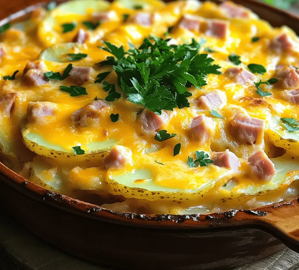 If there's one dish that embodies comfort and nostalgia, it's Cheesy Scalloped Potatoes and Ham. This classic recipe is a favorite for many, not just for its rich, creamy texture and savory flavors, but also for the warm memories it conjures from family gatherings and cozy dinners at home. Whether served at a holiday feast or a casual potluck, this dish stands out for its heartiness and appeal, making it a go-to comfort food for countless households.