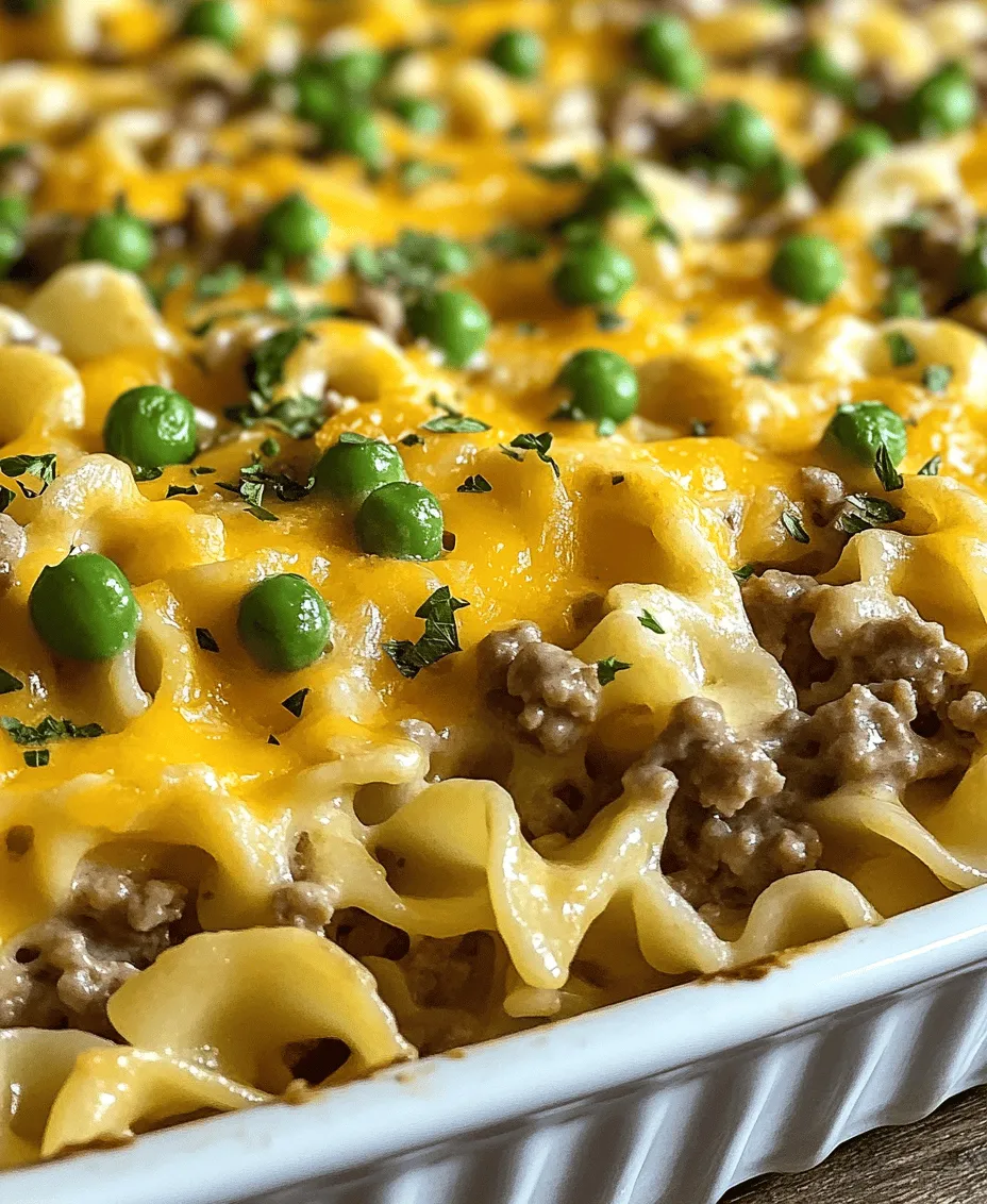 When it comes to comfort food, few dishes evoke the same warmth and nostalgia as a hearty casserole. The *Creamy Dreamy Sour Cream Beef Noodle Casserole* is a quintessential example, combining the rich flavors of seasoned ground beef, tender wide egg noodles, and creamy toppings into one delightful dish. This casserole is not just a meal; it’s a cozy embrace in a bowl, perfect for family dinners or simple weeknight meals.