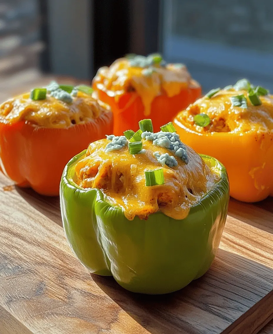 In recent years, stuffed peppers have gained immense popularity as a versatile dish that seamlessly blends convenience, flavor, and nutrition. They are not only visually appealing but also customizable, allowing cooks to experiment with various fillings that cater to both classic and contemporary taste preferences. Among the myriad of stuffing options, one particular combination has captured the hearts (and taste buds) of many: Buffalo Chicken Dip Stuffed Sweet Bell Peppers. This dish brings together the hearty essence of Buffalo chicken dip with the fresh, vibrant crunch of sweet bell peppers, creating a perfect balance of flavors and textures.