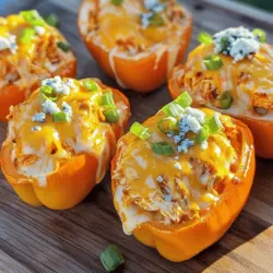 In recent years, stuffed peppers have gained immense popularity as a versatile dish that seamlessly blends convenience, flavor, and nutrition. They are not only visually appealing but also customizable, allowing cooks to experiment with various fillings that cater to both classic and contemporary taste preferences. Among the myriad of stuffing options, one particular combination has captured the hearts (and taste buds) of many: Buffalo Chicken Dip Stuffed Sweet Bell Peppers. This dish brings together the hearty essence of Buffalo chicken dip with the fresh, vibrant crunch of sweet bell peppers, creating a perfect balance of flavors and textures.