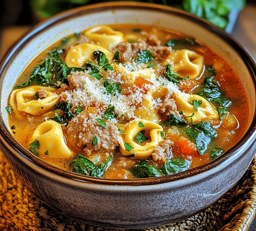 When the weather turns chilly or the week gets overwhelmingly busy, there’s nothing quite like a warm bowl of soup to provide comfort and nourishment. Enter the Hearty Sausage Tortellini Soup—a delightful dish that brings together rich flavors and satisfying textures in each spoonful. This comforting soup is not only delicious but also incredibly easy to whip up, making it a perfect choice for those weeknights when you need a quick yet hearty meal.