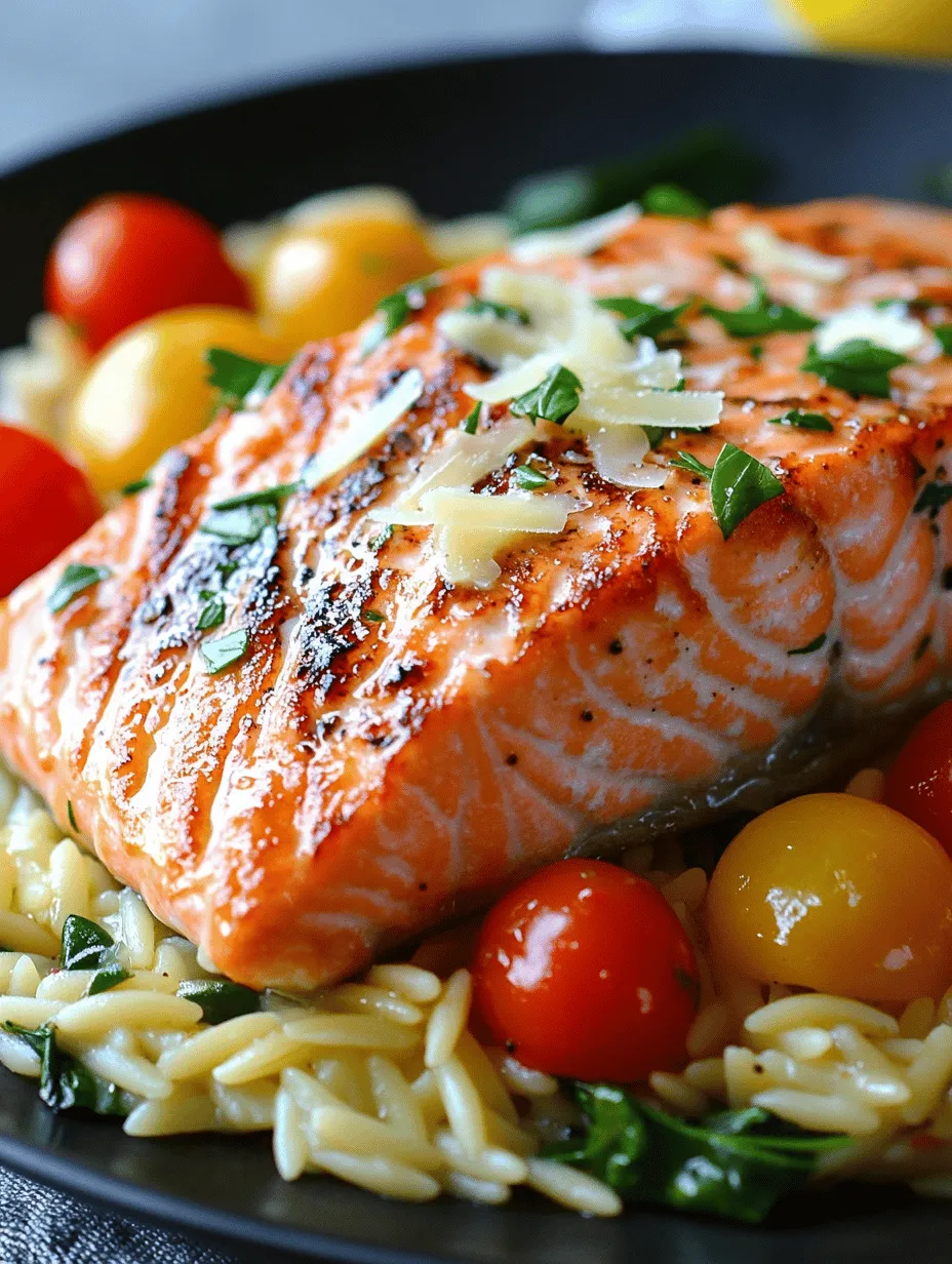 If you’re searching for a quick, delicious, and nutritious meal, look no further than One Skillet Salmon with Lemon Orzo. This dish not only delivers in flavor but also simplifies the cooking process, making it perfect for busy weeknights or leisurely weekends. Imagine tender salmon fillets seared to perfection, paired with flavorful orzo cooked in a vibrant lemon broth, all prepared in a single skillet. This approach not only minimizes cleanup but also allows the ingredients to meld beautifully, creating a harmonious dish that bursts with freshness.