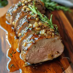 Pork tenderloin is renowned for its versatility and tenderness, making it a favorite cut for home cooks and professional chefs alike. This lean, succulent piece of meat pairs beautifully with a variety of flavors, but one standout preparation is the savory mustard glaze that elevates it to new culinary heights. The rich tang of mustard, combined with the subtle sweetness of honey and the aromatic qualities of herbs, creates a sauce that not only enhances the natural flavor of the pork but also makes it a show-stopping centerpiece for family dinners and special occasions.