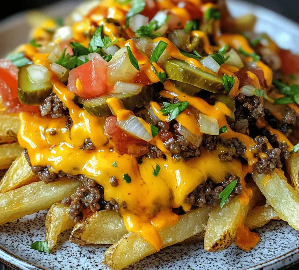 To create the perfect cheeseburger fries, it’s essential to understand the key ingredients that contribute to the dish's overall flavor and texture. Each component plays a significant role, ensuring that every bite is nothing short of spectacular.