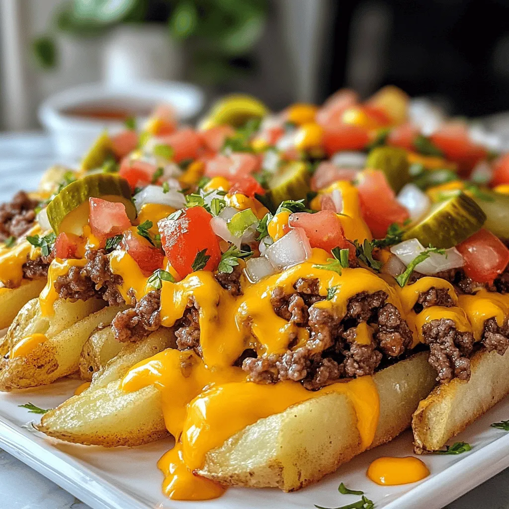 To create the perfect cheeseburger fries, it’s essential to understand the key ingredients that contribute to the dish's overall flavor and texture. Each component plays a significant role, ensuring that every bite is nothing short of spectacular.