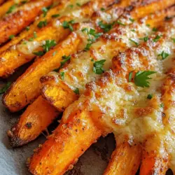 In the world of healthy snacks, few dishes can compete with the delightful crunch and flavor of Crunchy Parmesan Roasted Carrot Fries. This recipe transforms ordinary carrots into a deliciously cheesy and crispy side dish or snack that is not only satisfying but also nutritious. Perfect for families, gatherings, or a simple weeknight dinner, these carrot fries are easy to prepare and packed with flavor. Discover how to make this irresistible dish that will have everyone coming back for seconds.