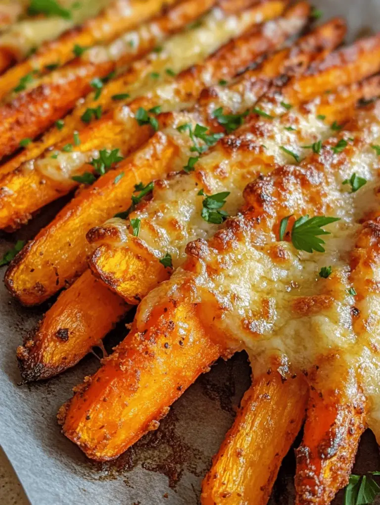 In the world of healthy snacks, few dishes can compete with the delightful crunch and flavor of Crunchy Parmesan Roasted Carrot Fries. This recipe transforms ordinary carrots into a deliciously cheesy and crispy side dish or snack that is not only satisfying but also nutritious. Perfect for families, gatherings, or a simple weeknight dinner, these carrot fries are easy to prepare and packed with flavor. Discover how to make this irresistible dish that will have everyone coming back for seconds.